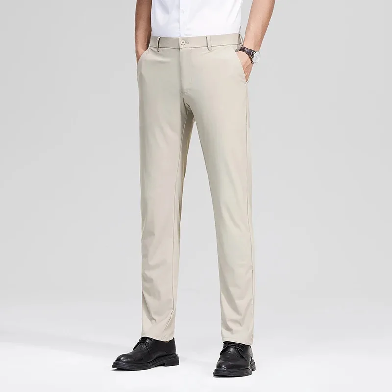 DK610B Summer new thin section of high elasticity ice cool loose versatile light business suit casual trousers men
DK610B Summer new thin section of high elasticity ice cool loose versatile light business suit casual trousers men