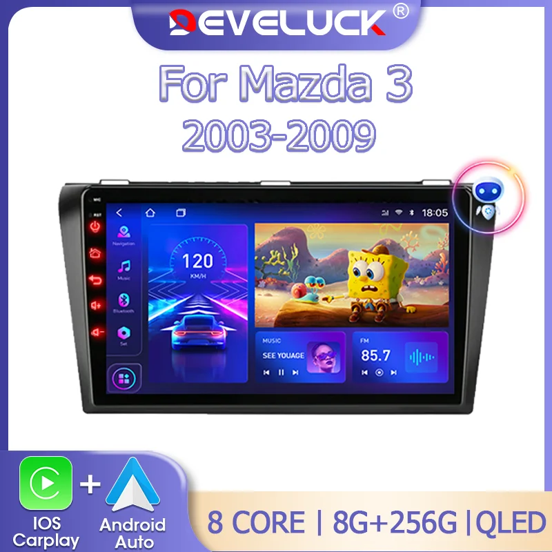 2 Din Android 12 Car Radio For Mazda 3 2003 2004-2009 Multimedia Video Player GPS Navigaion Split Screen Carolay RDS Head Unit
2 Din Android 12 Car Radio For Mazda 3 2003 2004-2009 Multimedia Video Player GPS Navigaion Split Screen Carolay RDS Head Unit