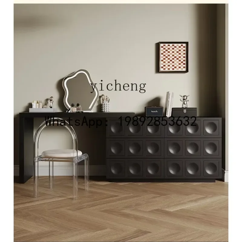 O8-Black Solid Wood Dressing Table and Chest of Drawers Integrated Small Apartment Bedroom Makeup Table Bedside Cabinet
O8-Black Solid Wood Dressing Table and Chest of Drawers Integrated Small Apartment Bedroom Makeup Table Bedside Cabinet