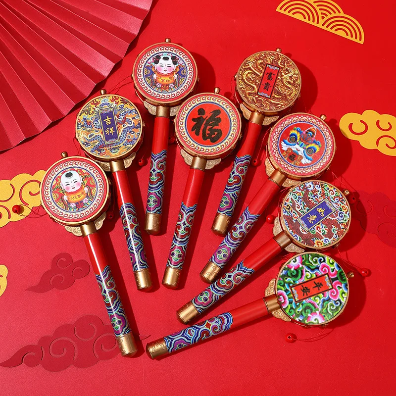Children Rattle-Drum Antique Retro Handmade Chinese Style Exquisite Rattle-Drum Creative Cultural Craft Chinese Travel Gift
Children Rattle-Drum Antique Retro Handmade Chinese Style Exquisite Rattle-Drum Creative Cultural Craft Chinese Travel Gift