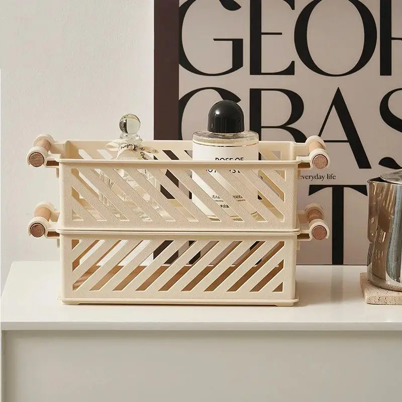 New Storage Basket Plastic Storage Box Wooden Handle Simple Storage Organizer Basket Home Goods Kitchen Sundry Boxes
New Storage Basket Plastic Storage Box Wooden Handle Simple Storage Organizer Basket Home Goods Kitchen Sundry Boxes