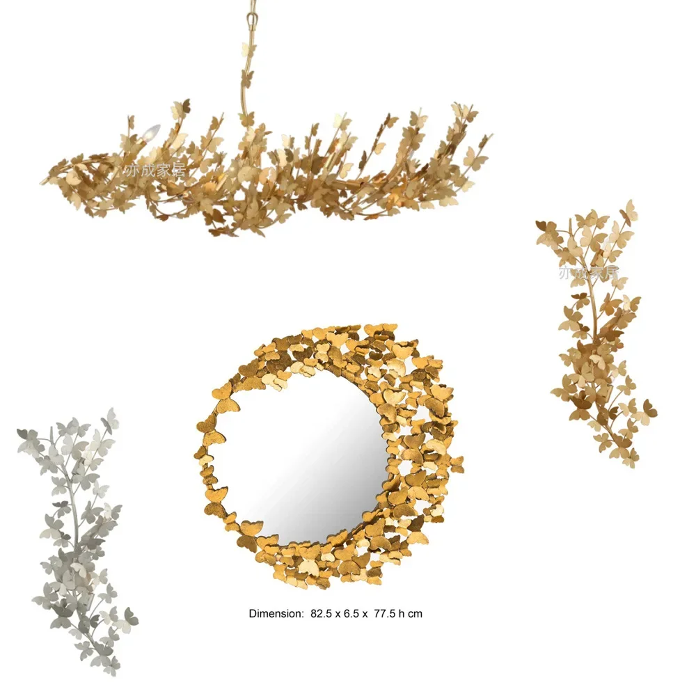 Gold foil hanging mirror/porch mirror/soft decoration design
Gold foil hanging mirror/porch mirror/soft decoration design