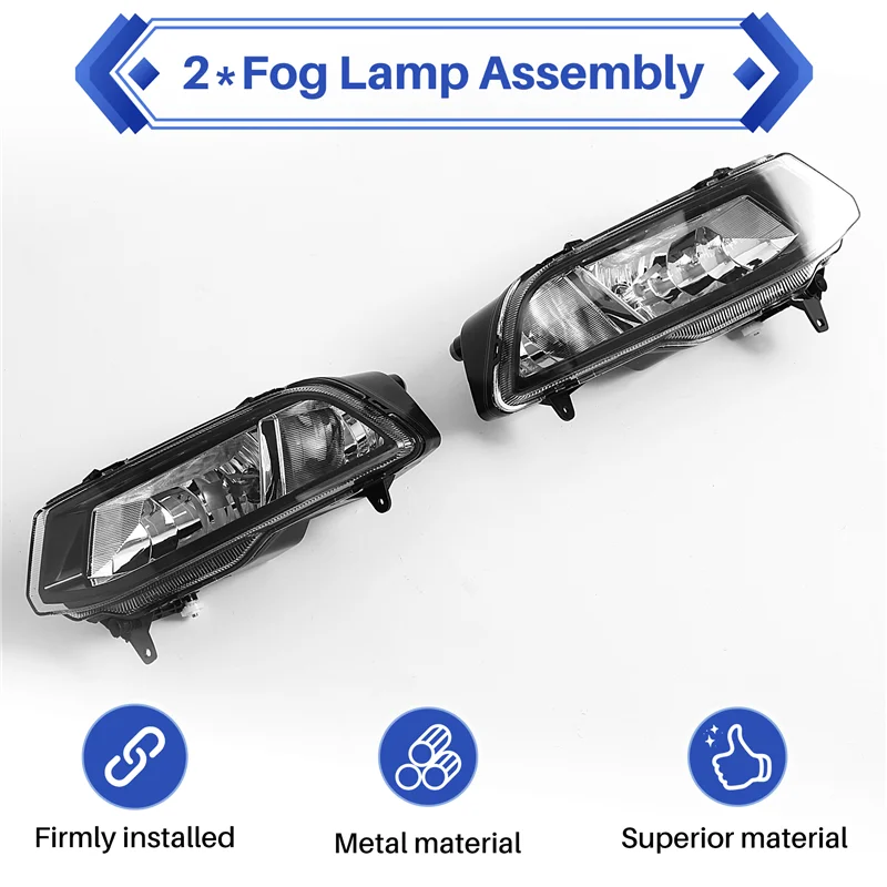 Car Front Bumper Fog Light Fog Lamp Assembly For VW Polo 6C Hatchback 2014-2018 6C0941661D 6C0941662D
Car Front Bumper Fog Light Fog Lamp Assembly For VW Polo 6C Hatchback 2014-2018 6C0941661D 6C0941662D