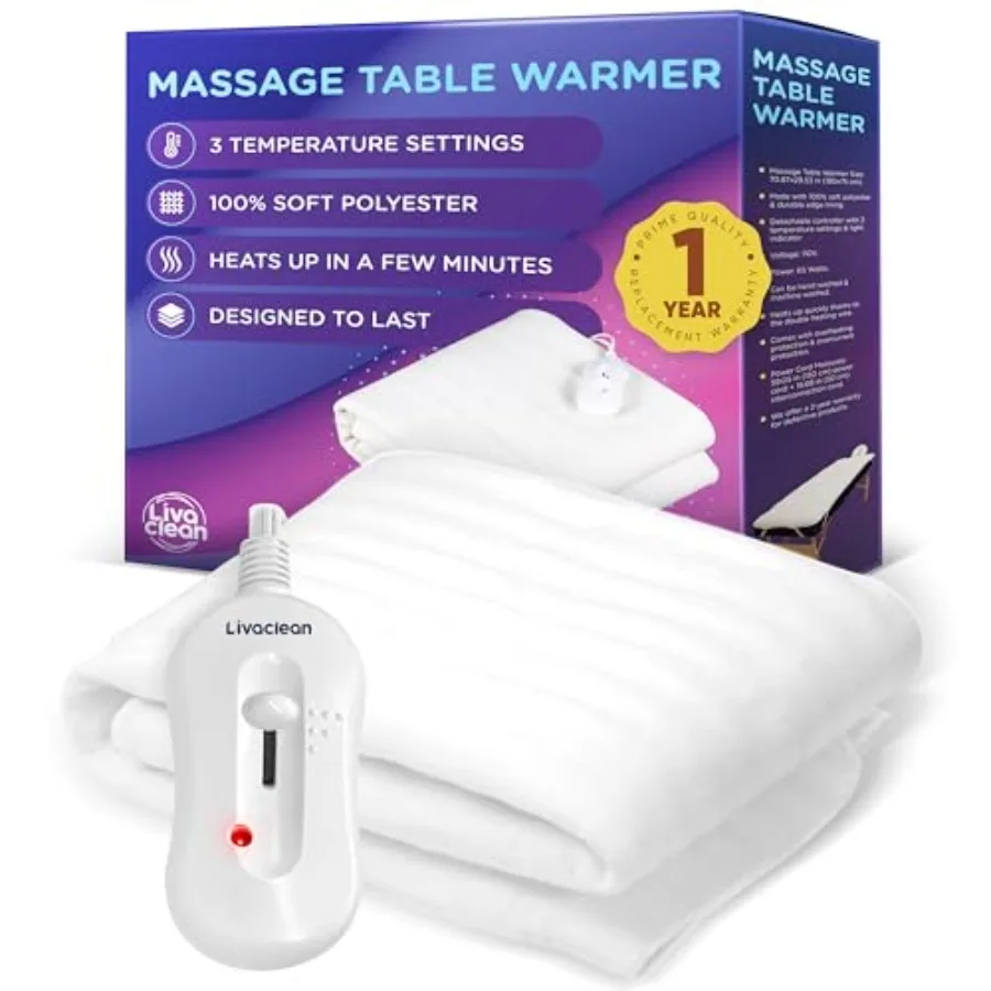 Massage Table Warmer Heating Pad Blanket w/ 3 Temperature Settings - 70.8" x 29.5" Electric Heated Blanket Spa Beauty Massage T
Massage Table Warmer Heating Pad Blanket w/ 3 Temperature Settings - 70.8" x 29.5" Electric Heated Blanket Spa Beauty Massage T
