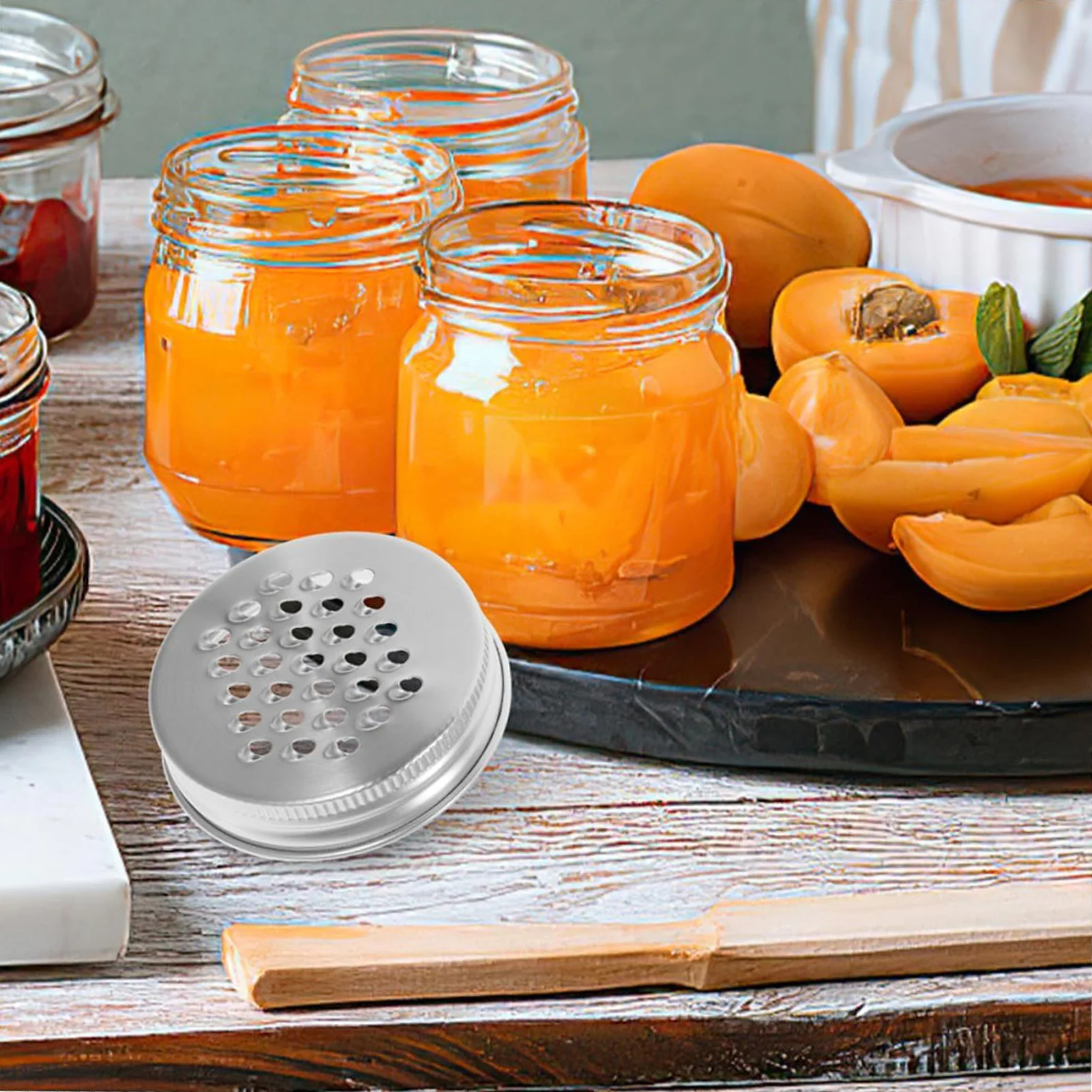 70mm Mason Jar Grating Lid Cheese Grating Lid Reusable Jar Covers for Vegetable Potato Carrot
70mm Mason Jar Grating Lid Cheese Grating Lid Reusable Jar Covers for Vegetable Potato Carrot