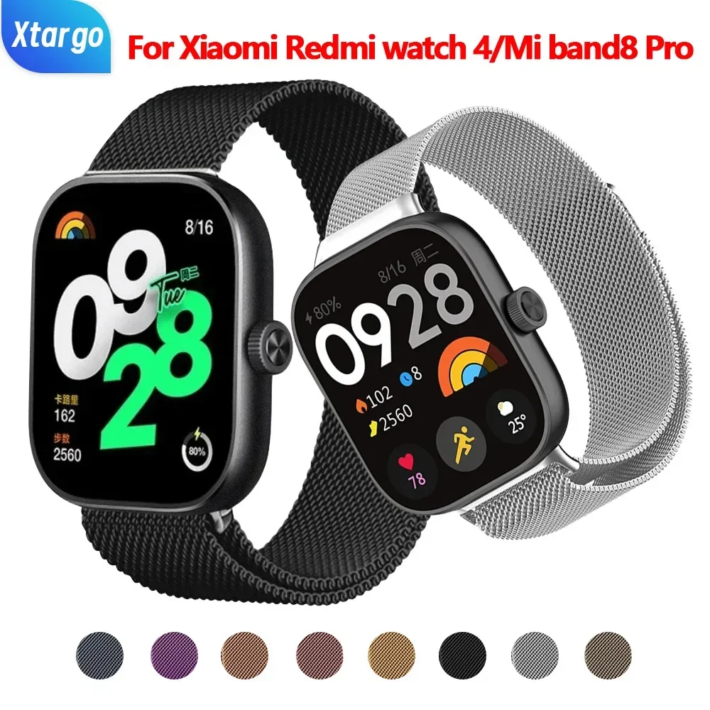 Strap For Xiaomi Redmi Watch 4 Smartwatch Milanese Loop Magnetic Bracelet For Xiaomi Mi Band 8Pro band Stainless Steel Wristband
Strap For Xiaomi Redmi Watch 4 Smartwatch Milanese Loop Magnetic Bracelet For Xiaomi Mi Band 8Pro band Stainless Steel Wristband