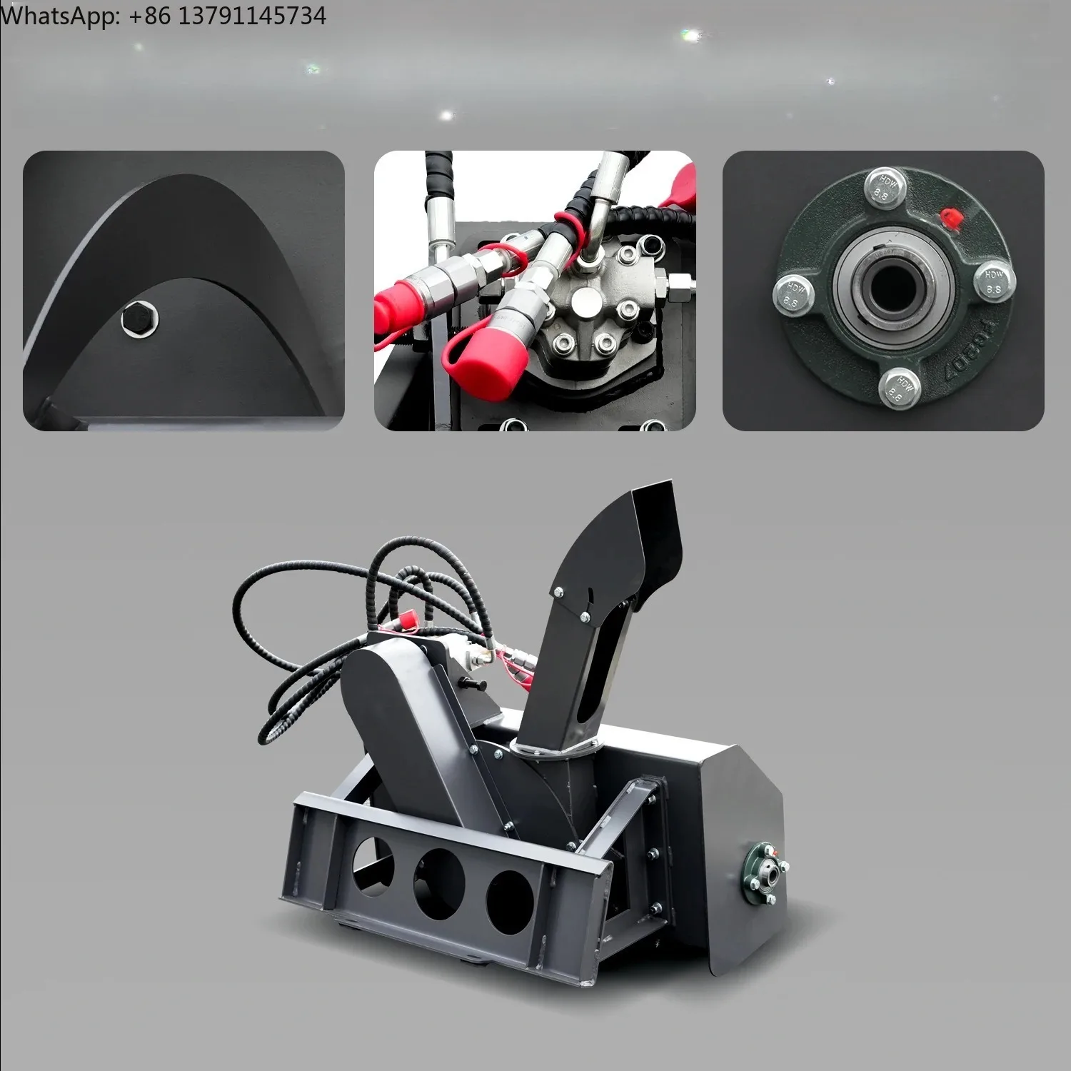 Skid steer loader snow blowers easily tackle winter snow, making winter snow easier and more efficient.
Skid steer loader snow blowers easily tackle winter snow, making winter snow easier and more efficient.