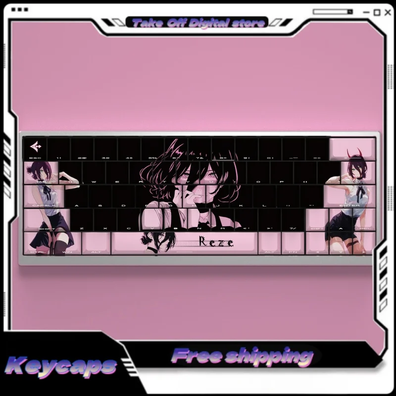 Creative Anime Themed Mechanical Keyboard Keycaps Pbt Material Hot Sublimation Technology Tablets Laptops Keyboards Keycaps
Creative Anime Themed Mechanical Keyboard Keycaps Pbt Material Hot Sublimation Technology Tablets Laptops Keyboards Keycaps