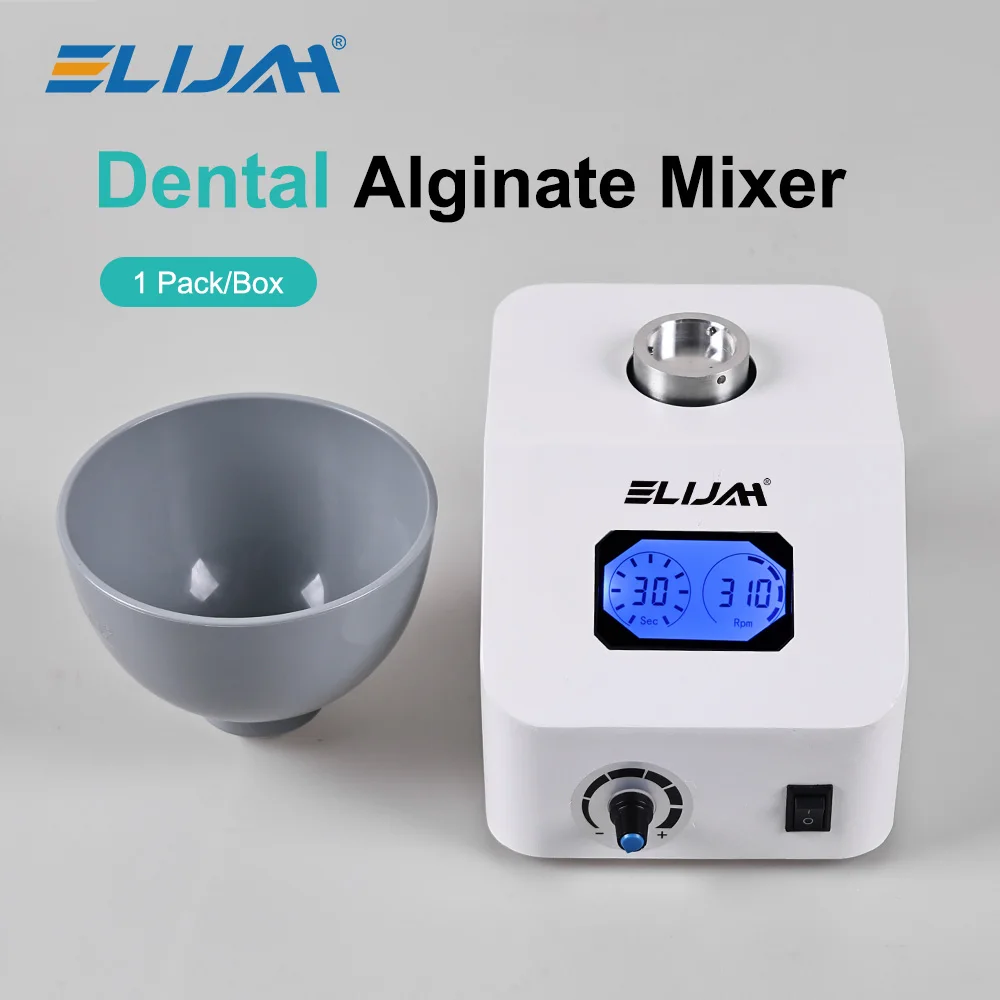 ELIJAH Dental Material Grinding Mixer Dentistry Alginate Gypsum Powder Molding Material Mixing Machine Dentist Lab Equipment
ELIJAH Dental Material Grinding Mixer Dentistry Alginate Gypsum Powder Molding Material Mixing Machine Dentist Lab Equipment