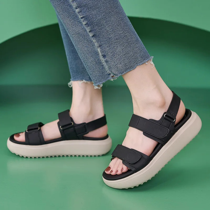 2026 Spring New Women's Thick Platform Sandals Comfort Casual Wedge Heel Beach Outdoor Slide Slippers
2026 Spring New Women's Thick Platform Sandals Comfort Casual Wedge Heel Beach Outdoor Slide Slippers