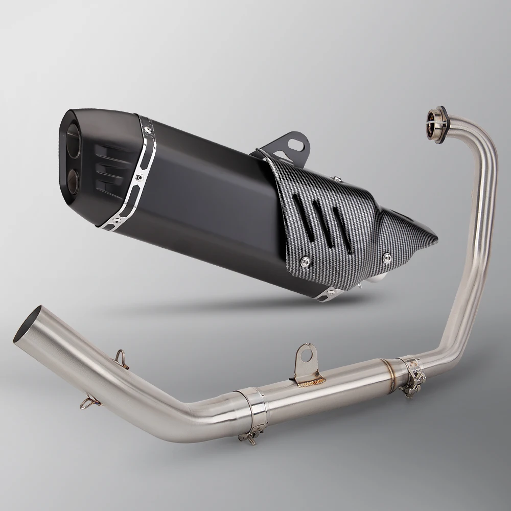 300SR exhaust system For CFMOTO 250SR 300SR 250SS 300SS 250NK 300NK 250CLX 300CLX 250/300 SR/SS/NK/CLX Moto muffler Front pipe
300SR exhaust system For CFMOTO 250SR 300SR 250SS 300SS 250NK 300NK 250CLX 300CLX 250/300 SR/SS/NK/CLX Moto muffler Front pipe