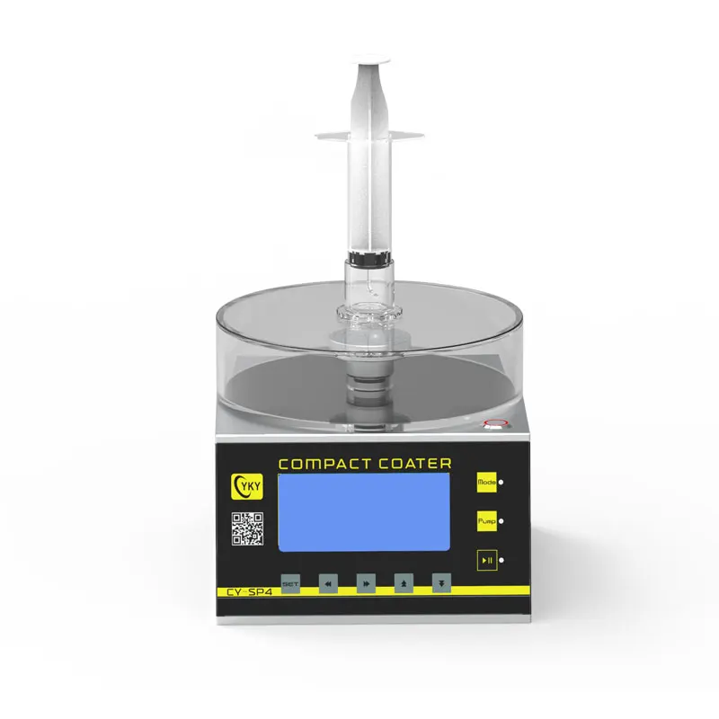 Lab spin coater with vacuum chucks for coating photoresist on silicon wafer
Lab spin coater with vacuum chucks for coating photoresist on silicon wafer