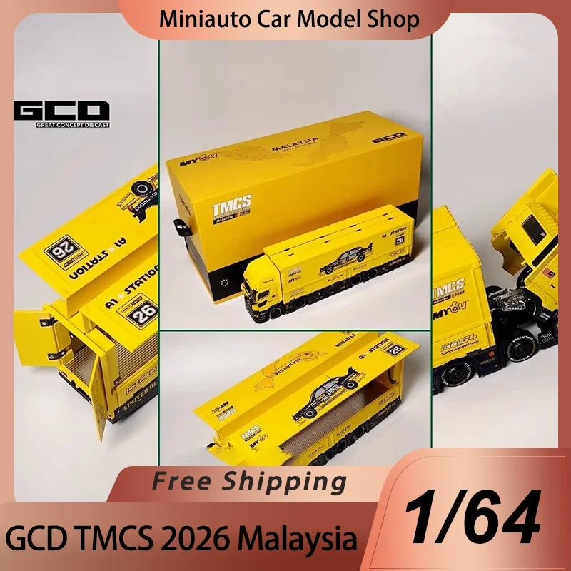 GCD 1:64 Miniature TMCS 2026 Malaysia Dinner Exclusive Container Transporter Diecast Truck Model Limited Collectible In Stock
GCD 1:64 Miniature TMCS 2026 Malaysia Dinner Exclusive Container Transporter Diecast Truck Model Limited Collectible In Stock