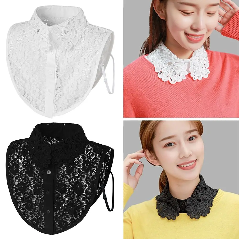 Clothes Accessory Detachable Fake Collar Lace White Black False Collar Lapel Collar Women Girls
Clothes Accessory Detachable Fake Collar Lace White Black False Collar Lapel Collar Women Girls