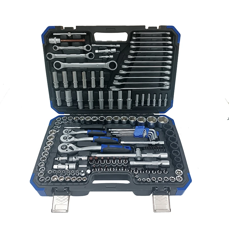 ej-151-Piece 1/2 3/8 1/4-Inch High Quality Ratchet Handle Combination Wrench Set OEM Auto Repair Tool Box Set@
ej-151-Piece 1/2 3/8 1/4-Inch High Quality Ratchet Handle Combination Wrench Set OEM Auto Repair Tool Box Set@