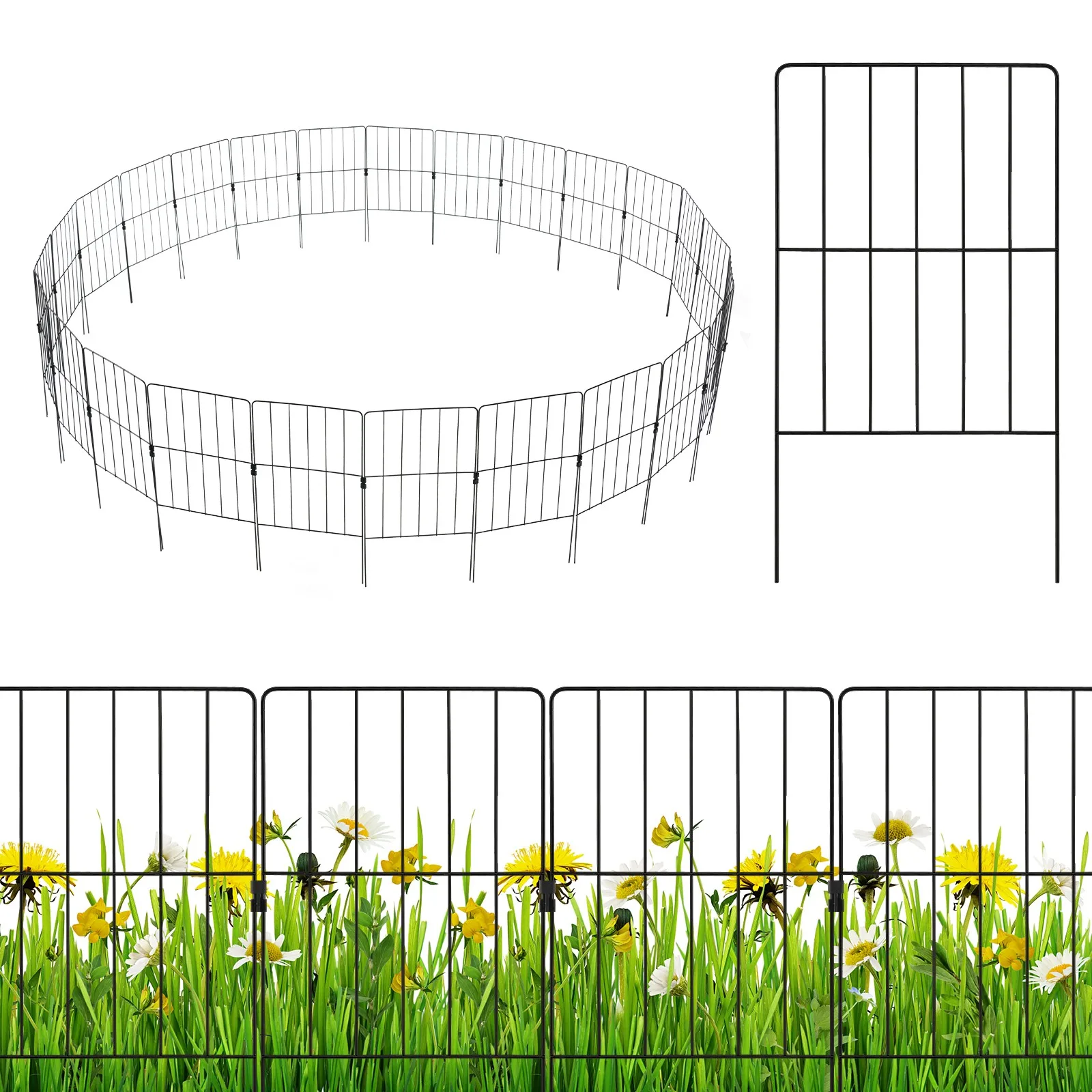 25 Pack Decorative Garden Fence Garden Animal Barrier Fence
25 Pack Decorative Garden Fence Garden Animal Barrier Fence