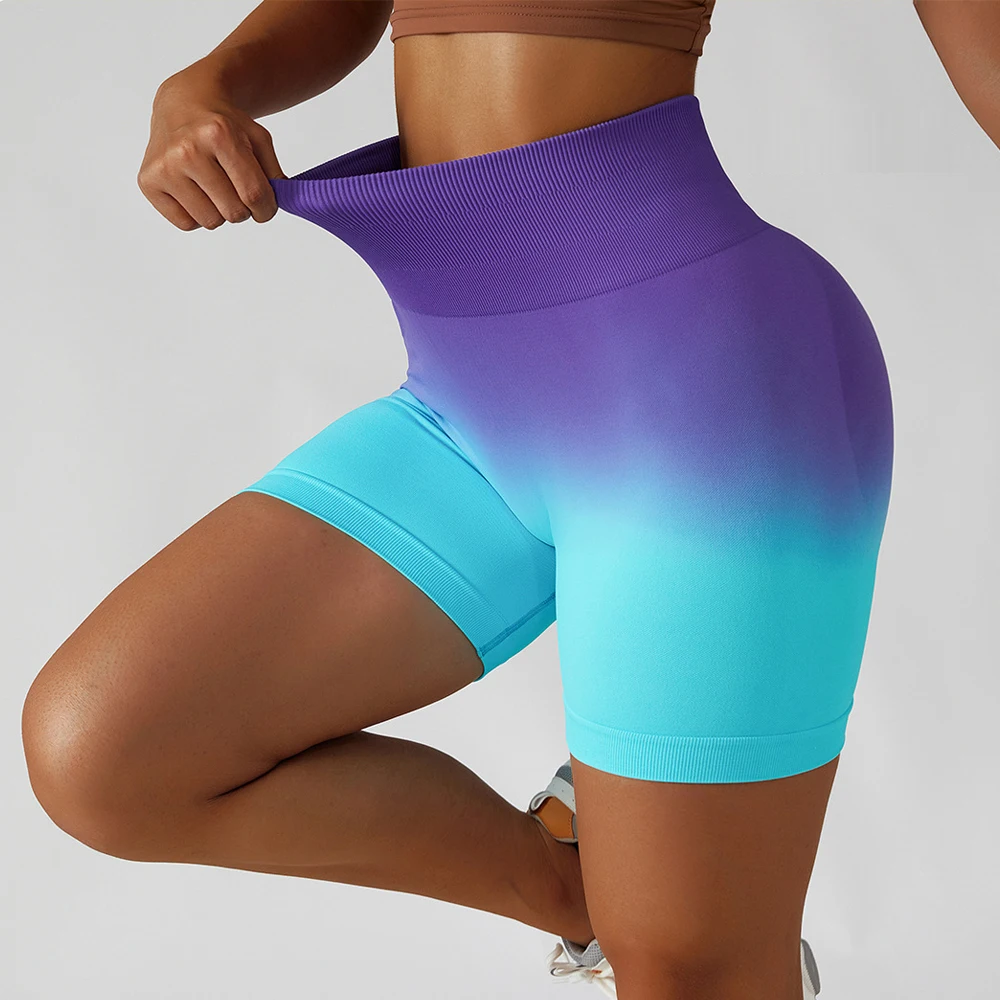 New Gradient Yoga Shorts Tights Women Cycling Shorts Gym Breathable Sports Leggings Women Tracksuit Sports Shorts Fitness Pants
New Gradient Yoga Shorts Tights Women Cycling Shorts Gym Breathable Sports Leggings Women Tracksuit Sports Shorts Fitness Pants