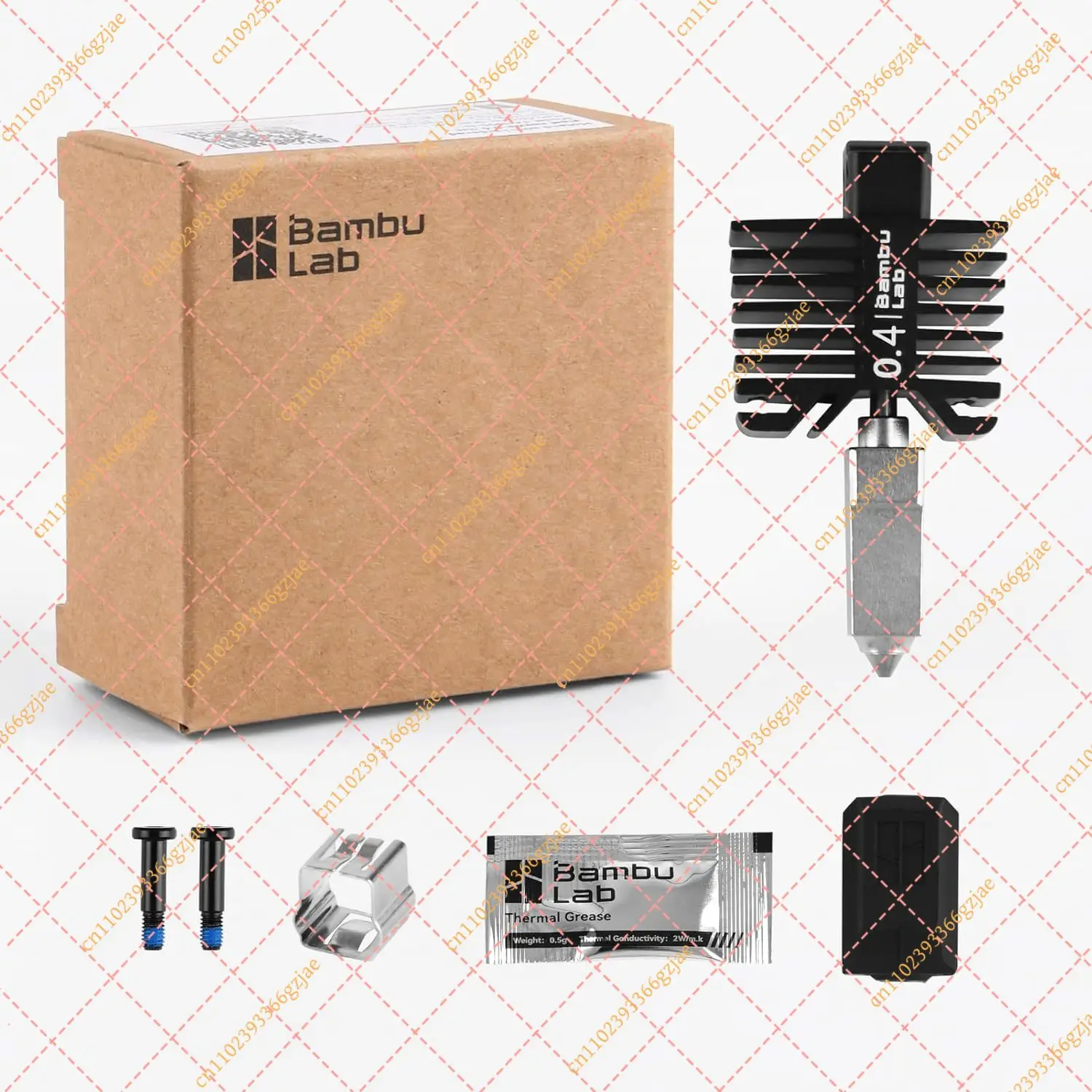 BambuLab X1C/P1 Series Hotend With Hardened Steel Nozzle 0.2/0.4/0.6/0.8mm For For Bambu Lab X1C X1 P1P P1S 3D Printer Parts
BambuLab X1C/P1 Series Hotend With Hardened Steel Nozzle 0.2/0.4/0.6/0.8mm For For Bambu Lab X1C X1 P1P P1S 3D Printer Parts