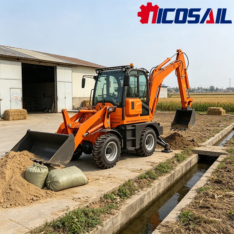 Backhoe Loader with Front Loader and Rear Excavator CE EPA Certified Euro 5 Engine OEM Customization
Backhoe Loader with Front Loader and Rear Excavator CE EPA Certified Euro 5 Engine OEM Customization