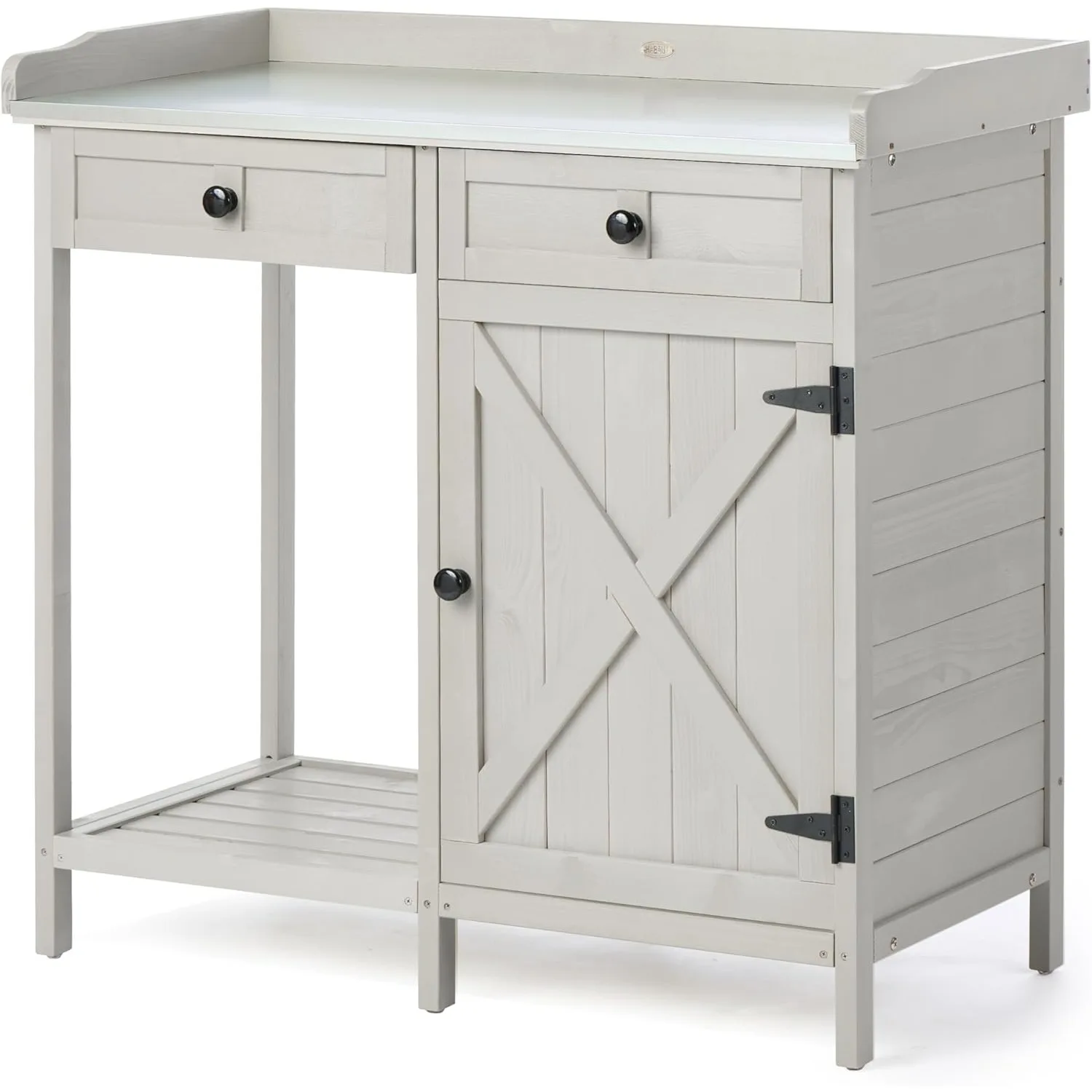 Уличная скамейка для горшков со шкафом для хранения и металлической столешницей, садовый рабочий стол, деревянная рабочая станция для патио, с выдвижным ящиком
Уличная скамейка для горшков со шкафом для хранения и металлической столешницей, садовый рабочий стол, деревянная рабочая станция для патио, с выдвижным ящиком