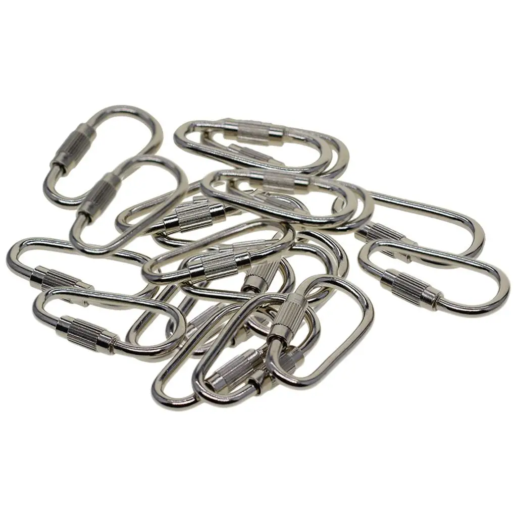 Outdoor Activity Screw Pack Silver Key Ring Findings Steel Jump Rings Hooks for Camping Traveling
Outdoor Activity Screw Pack Silver Key Ring Findings Steel Jump Rings Hooks for Camping Traveling