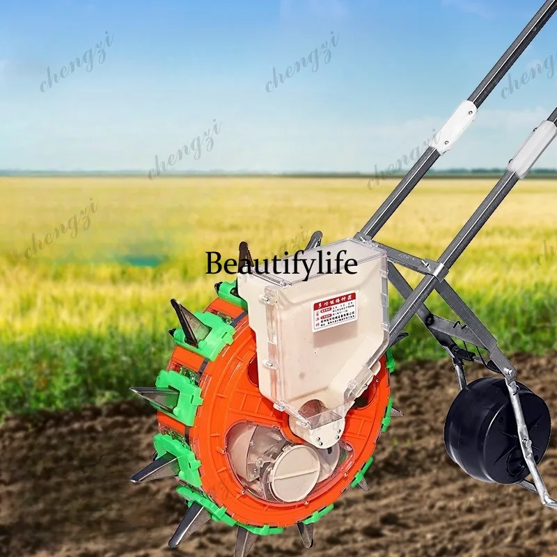 Hand push agricultural corn sowing artifact cotton pea planter
Hand push agricultural corn sowing artifact cotton pea planter