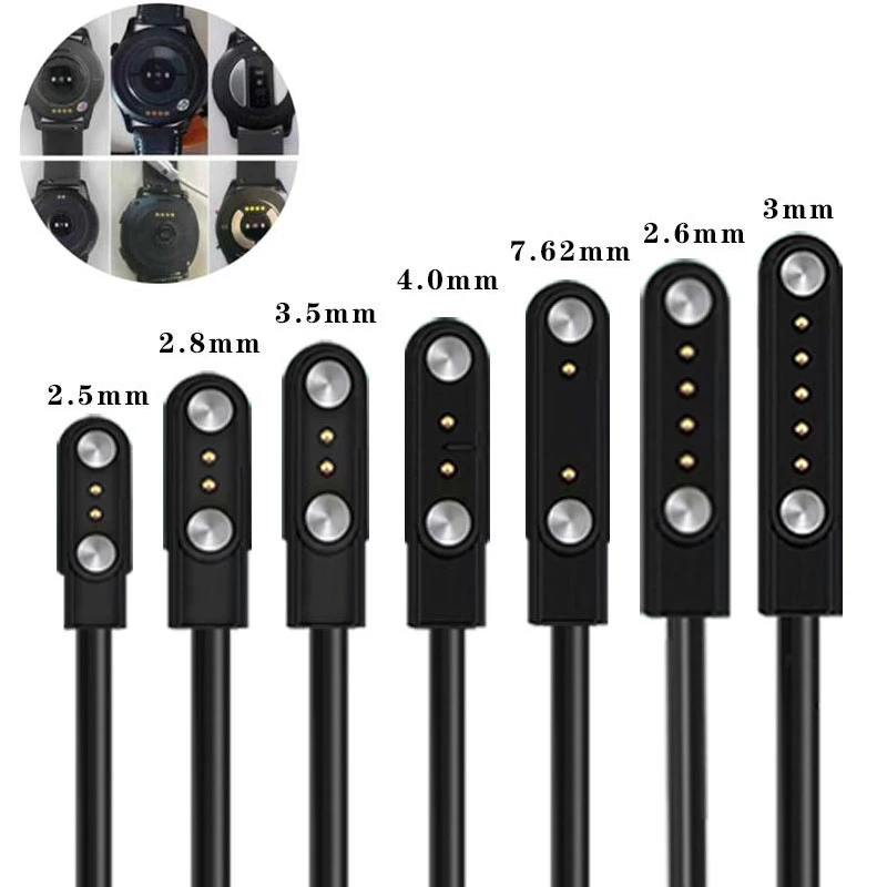 2 pins 4pins Smartwatch Dock Charger Adapter USB Charging Cable Cord For Adult / Kids Smart Watch Power Charge Wire Accessories
2 pins 4pins Smartwatch Dock Charger Adapter USB Charging Cable Cord For Adult / Kids Smart Watch Power Charge Wire Accessories