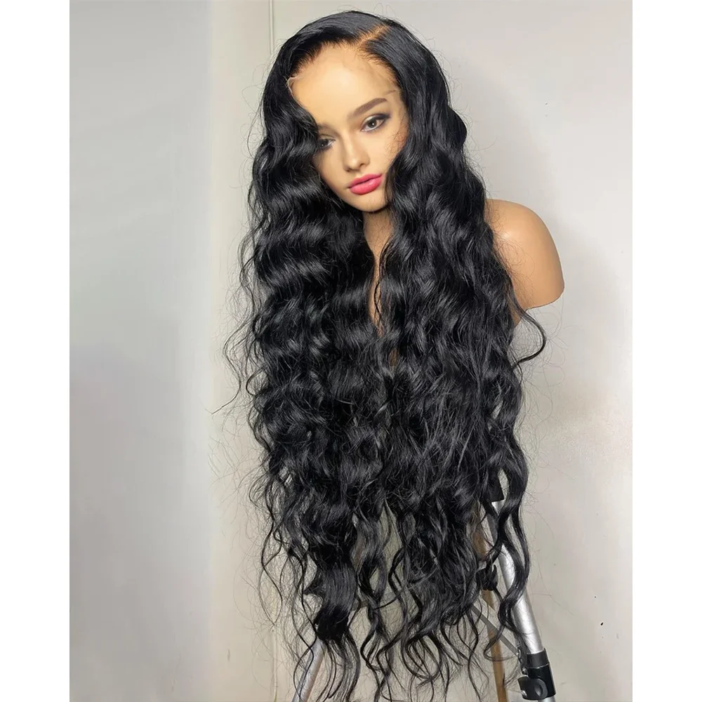 26inch Long Glueless Natural Black Deep Wave Curly Lace Front Wig For Women BabyHair Soft Preplucked Heat Resistant Daily Wig
26inch Long Glueless Natural Black Deep Wave Curly Lace Front Wig For Women BabyHair Soft Preplucked Heat Resistant Daily Wig