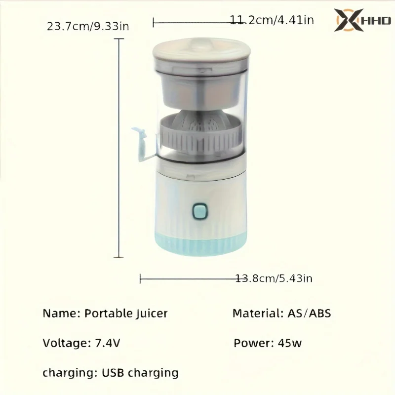 Small portable juicer, juicer, household juice separation, fully automatic mini USB charging
Small portable juicer, juicer, household juice separation, fully automatic mini USB charging