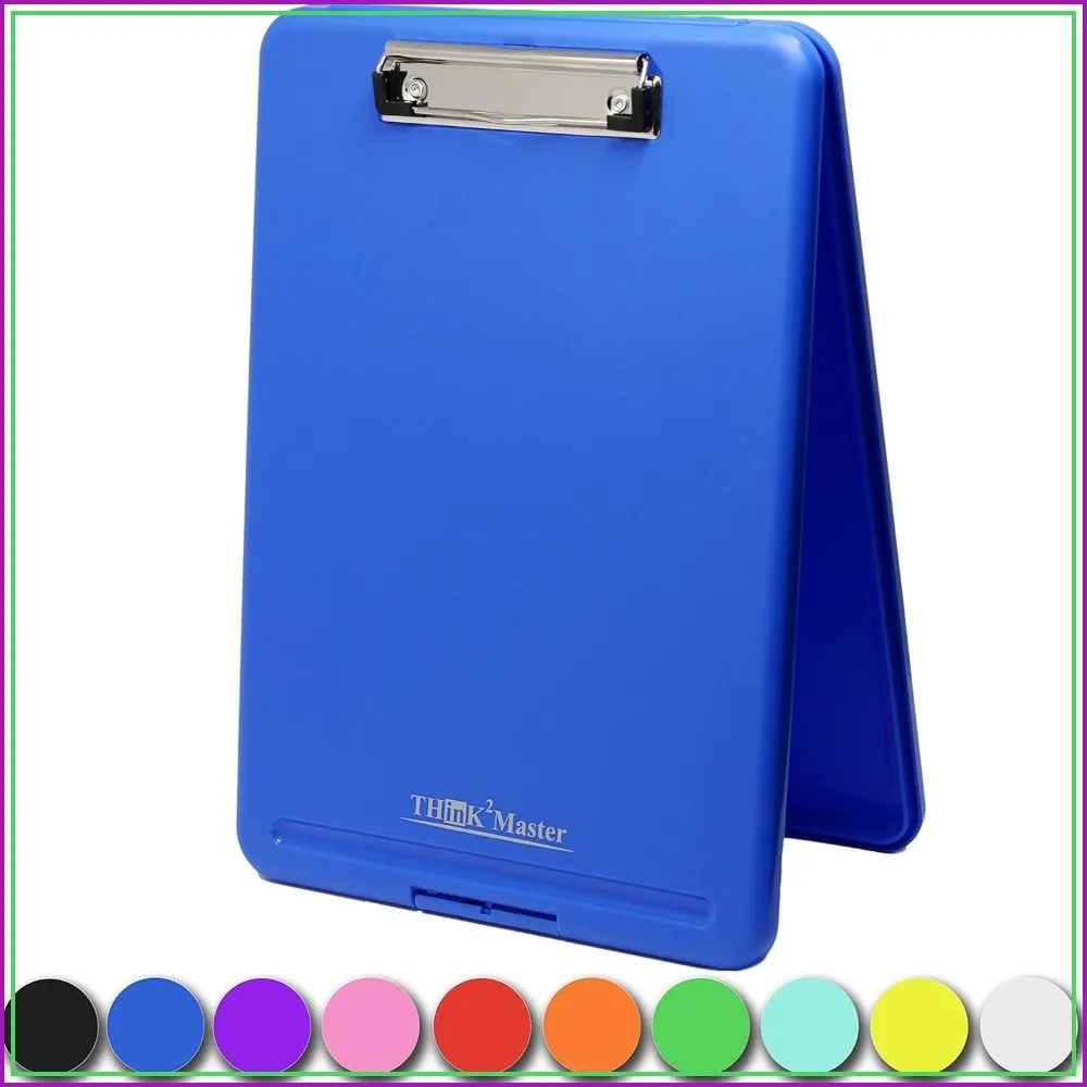 Heavy Duty Plastic Clipboard with Storage - 25% Thicker & Stronger, Won't Flex, Holds 150 Sheets
Heavy Duty Plastic Clipboard with Storage - 25% Thicker & Stronger, Won't Flex, Holds 150 Sheets