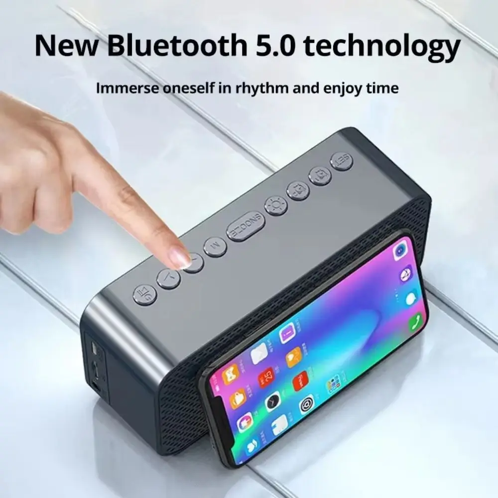 5-in-1 Reminder Sleep Timer Small Digital Clock USB Rechargeable Bluetooth Electronic Alarm Clock Office
5-in-1 Reminder Sleep Timer Small Digital Clock USB Rechargeable Bluetooth Electronic Alarm Clock Office
