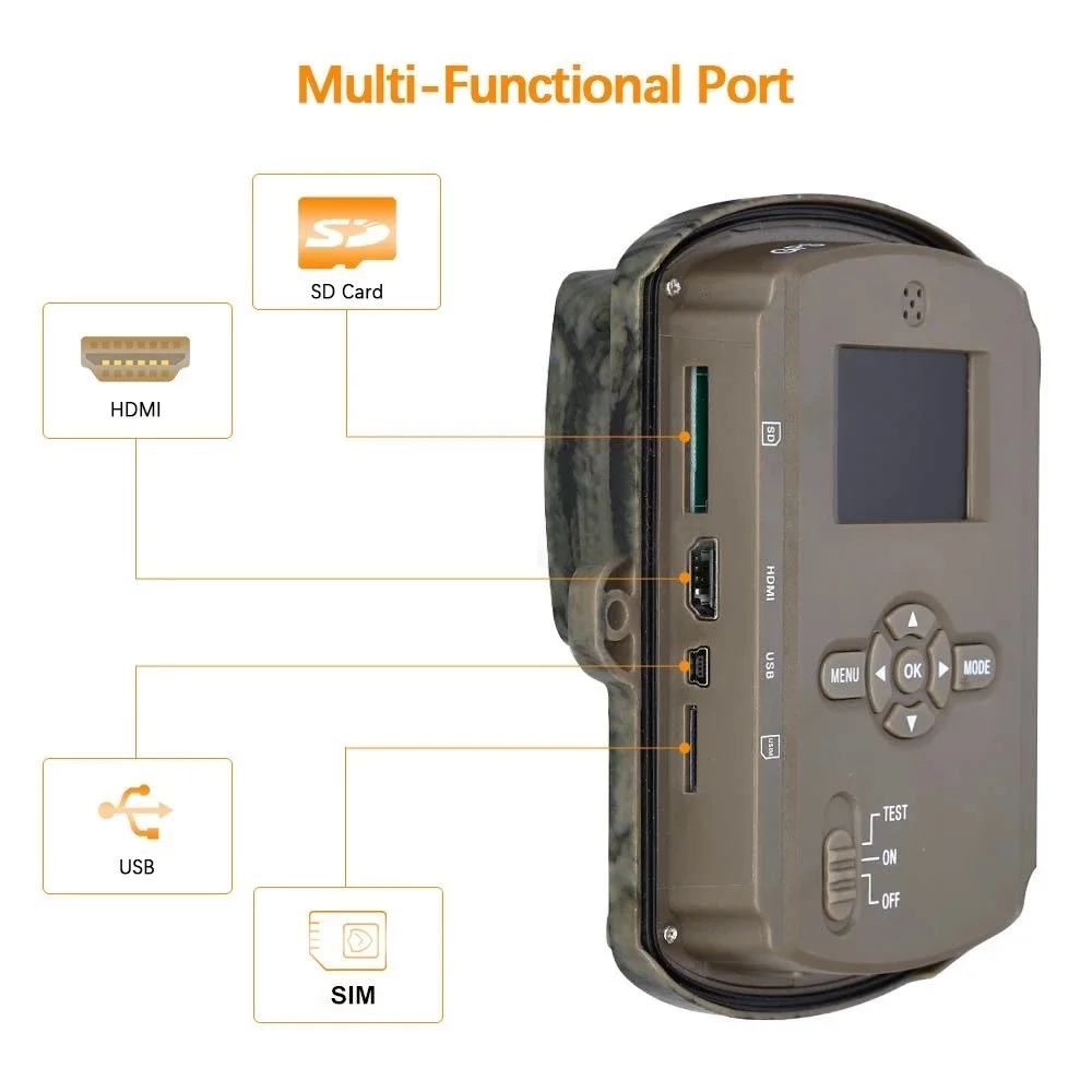 Camera 4g Deer Hunting Night Vision Outdoor Wild Game Infrared Cellular IP66 Waterproof 4g Trail Camera
Camera 4g Deer Hunting Night Vision Outdoor Wild Game Infrared Cellular IP66 Waterproof 4g Trail Camera