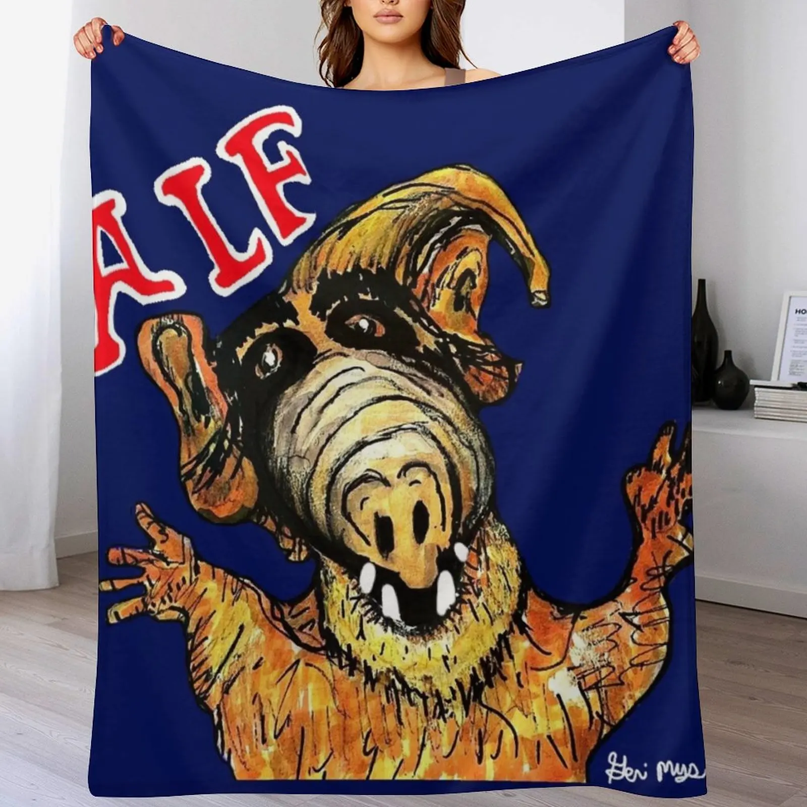 ALF (TV series) September 22, 1986, to March 24, 1990 Throw Blanket All Season Soft Lightweight Blanket for Home
ALF (TV series) September 22, 1986, to March 24, 1990 Throw Blanket All Season Soft Lightweight Blanket for Home