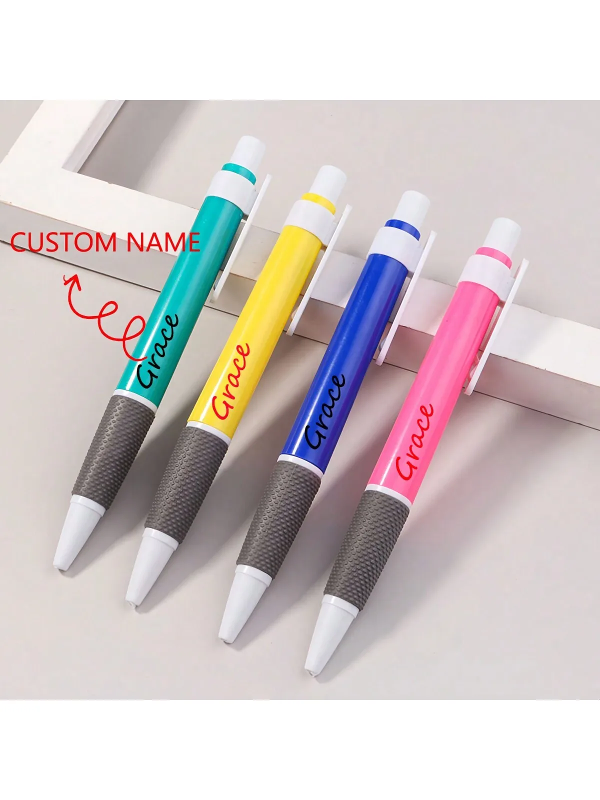 1pc Creative Candy Color Custom Ballpoint Pen, Cute Cartoon Oil-Based Pen, Study & Office Stationery
1pc Creative Candy Color Custom Ballpoint Pen, Cute Cartoon Oil-Based Pen, Study & Office Stationery