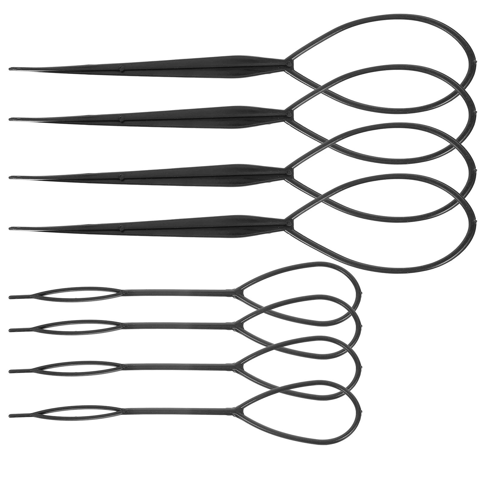 8Pcs Plastic Tail Braid Ponytail Styling Maker Clip Tool Easy Foldable Hairstyle Accessories Pull Hair Tool Suitable Party
8Pcs Plastic Tail Braid Ponytail Styling Maker Clip Tool Easy Foldable Hairstyle Accessories Pull Hair Tool Suitable Party