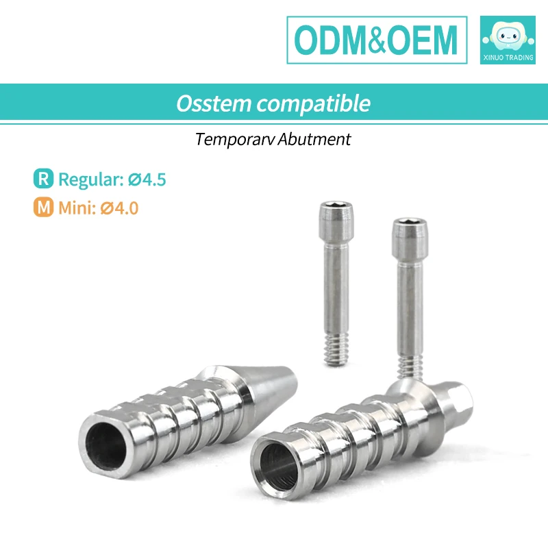 6SET Osstem Temporary Abutment for Single Tooth Repair Oral Non-Anti Temporary Base Manual Power Source Dental Implant Component
6SET Osstem Temporary Abutment for Single Tooth Repair Oral Non-Anti Temporary Base Manual Power Source Dental Implant Component