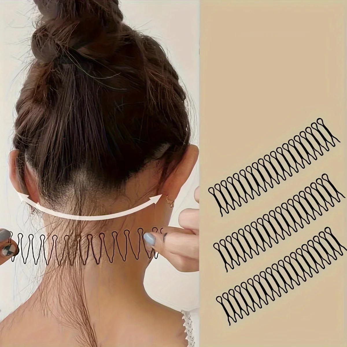 3pcs Multifunctional Hair Comb, Wave Hair Clips for Bangs Hair Holder, Broken Hair, Hair Band Inverted Comb, Hairpin
3pcs Multifunctional Hair Comb, Wave Hair Clips for Bangs Hair Holder, Broken Hair, Hair Band Inverted Comb, Hairpin