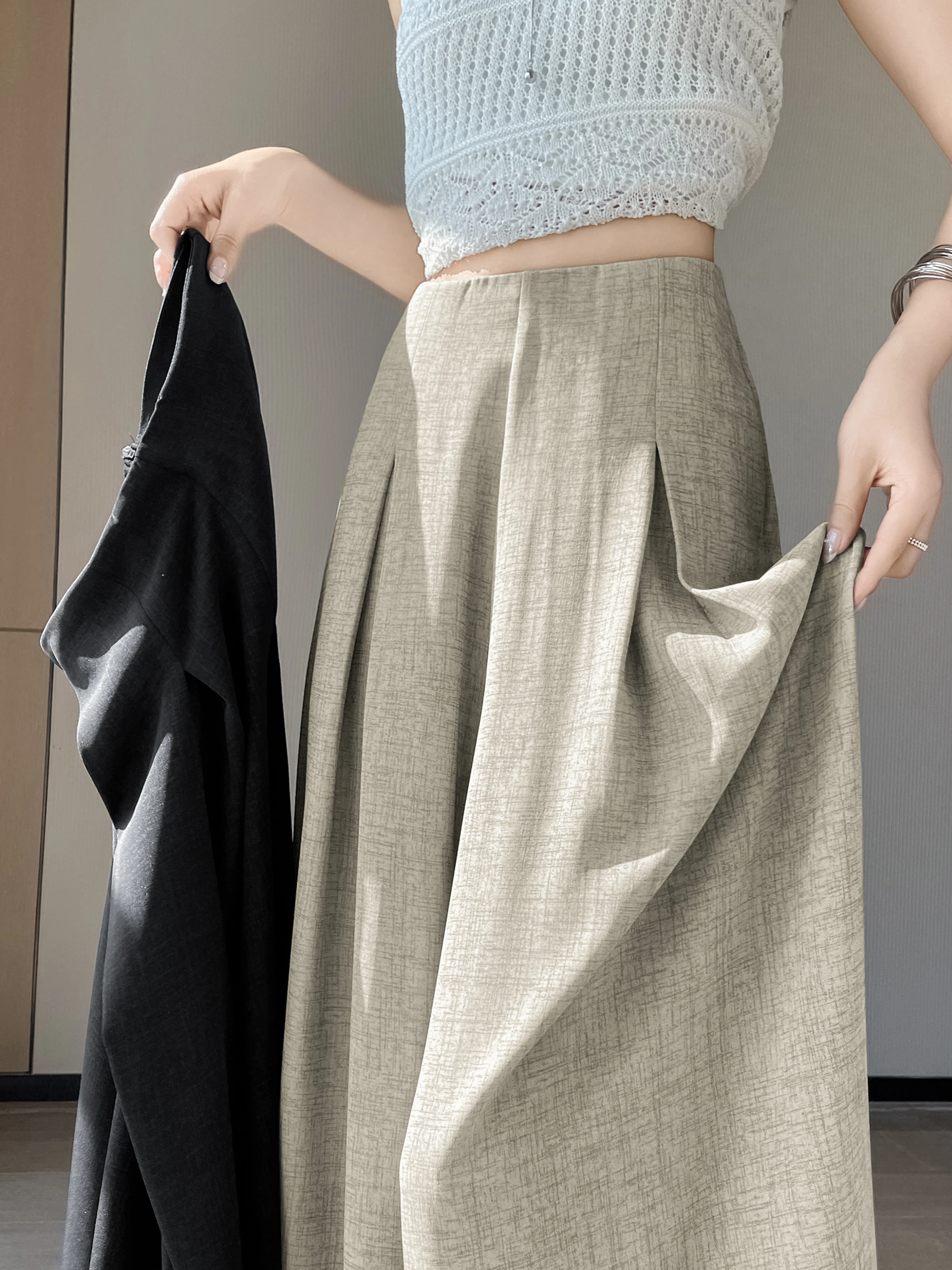 Cotton Linen Wide Leg Pants Women's Summer New Small Size High Waist Loose Slimming Casual Drape Thin Versatile Floor-Length ...
Cotton Linen Wide Leg Pants Women's Summer New Small Size High Waist Loose Slimming Casual Drape Thin Versatile Floor-Length ...
