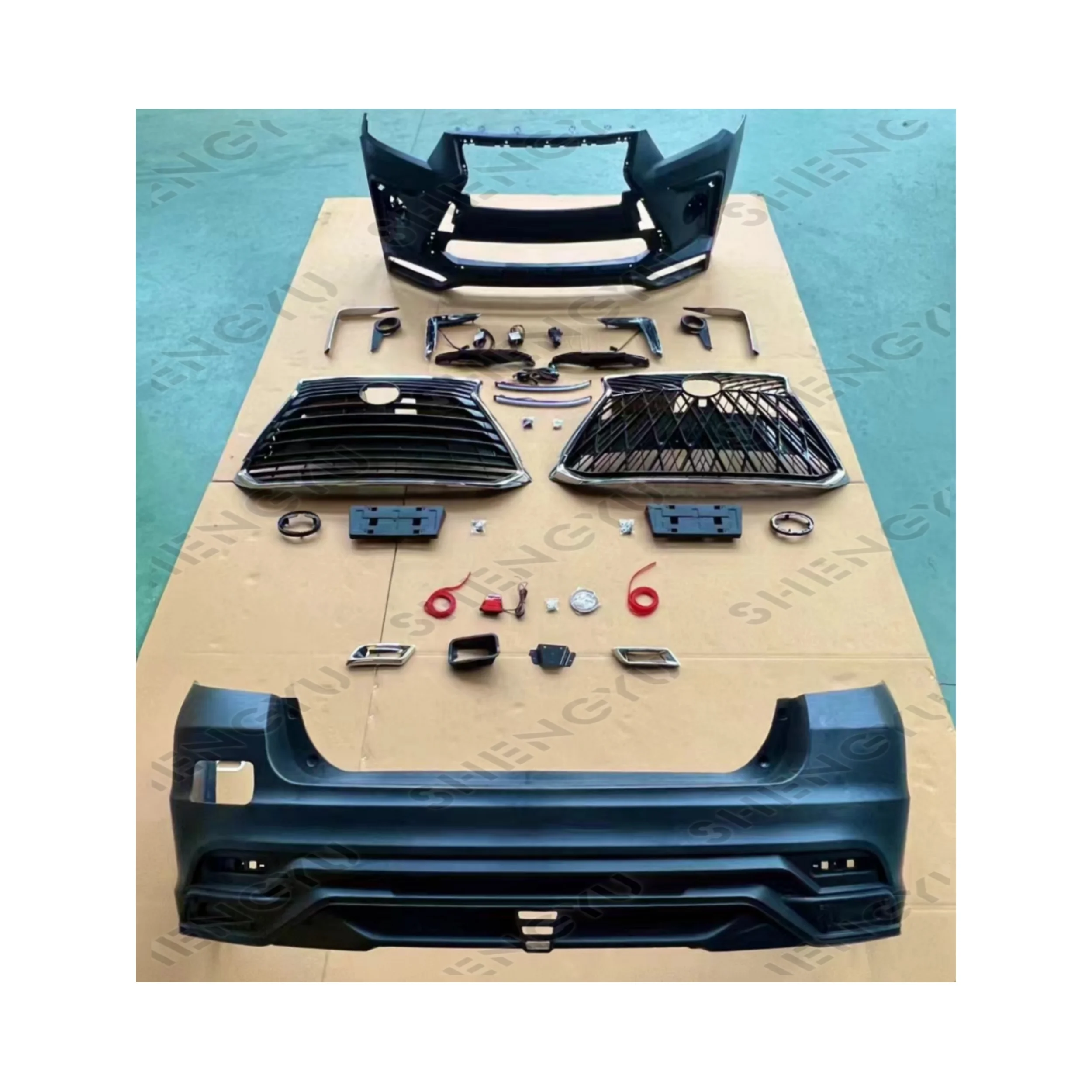 Car Body System Modified for Highlander 2012-2014 Front and Rear Bumper Grille Upgrade
Car Body System Modified for Highlander 2012-2014 Front and Rear Bumper Grille Upgrade