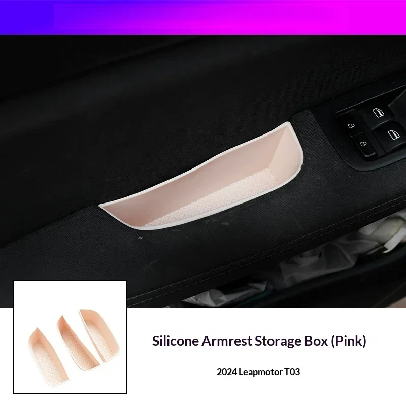 For Leapmotor T03 2024 Car Door Storage Silicone Pad Interior Organizer Box Decorative Modified
For Leapmotor T03 2024 Car Door Storage Silicone Pad Interior Organizer Box Decorative Modified