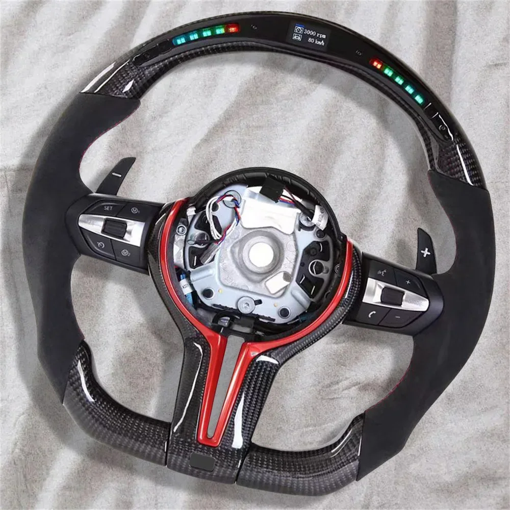 Carbon Fiber LED Steering Wheel For BMW F10 F11 F31 F20 F21 F22 F30 F15 F16 F35 F36 F32 F80 M3 M6 X1 F49 X2 X3 Car Accessories
Carbon Fiber LED Steering Wheel For BMW F10 F11 F31 F20 F21 F22 F30 F15 F16 F35 F36 F32 F80 M3 M6 X1 F49 X2 X3 Car Accessories