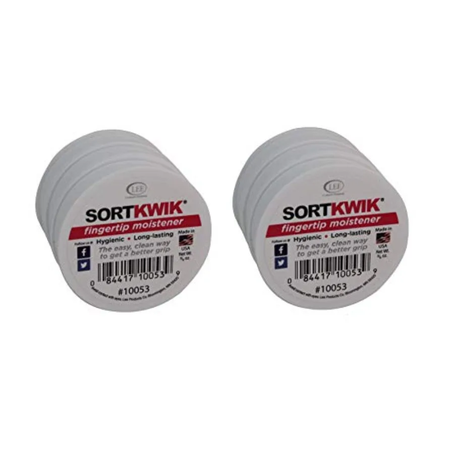 LEE 10053 Sortkwik Fingertip Moisteners, 3/8 oz, Pink, Sold as 6 Pack
LEE 10053 Sortkwik Fingertip Moisteners, 3/8 oz, Pink, Sold as 6 Pack