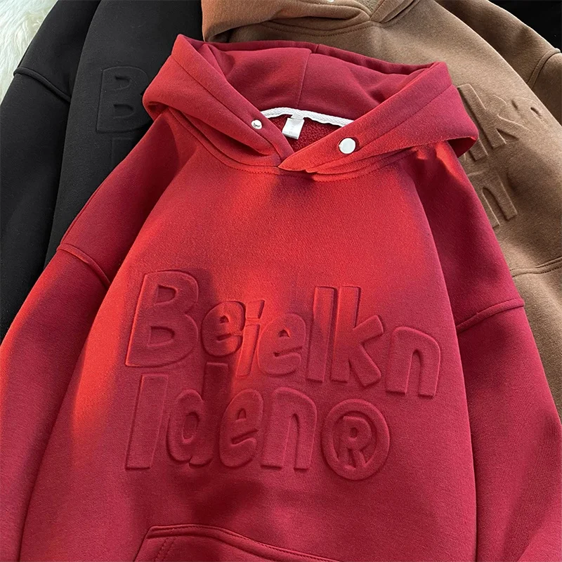 Fce Lined Hoodie Men's Winter Thiened Warmth Casual American Sle Clothing Upper Trendy Loose Fit Printed Youth Faion
Fce Lined Hoodie Men's Winter Thiened Warmth Casual American Sle Clothing Upper Trendy Loose Fit Printed Youth Faion