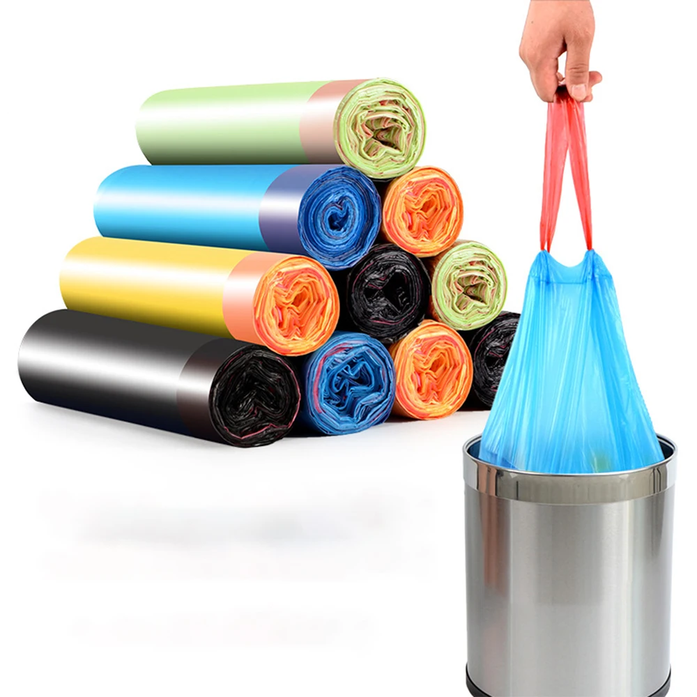 15PCS/Roll Household Garbage Bag with Drawstring Disposable Kitchen Supplies Bathroom Portable Cleaning Big Plastic Bag
15PCS/Roll Household Garbage Bag with Drawstring Disposable Kitchen Supplies Bathroom Portable Cleaning Big Plastic Bag