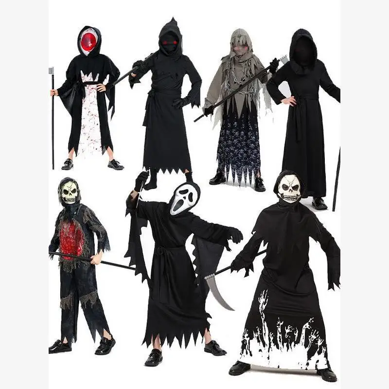 Halloween Reaper Costume Sickle Night Light Women's Festival Stage Costume Traditional Chinese Ethnic Women's Clothing
Halloween Reaper Costume Sickle Night Light Women's Festival Stage Costume Traditional Chinese Ethnic Women's Clothing