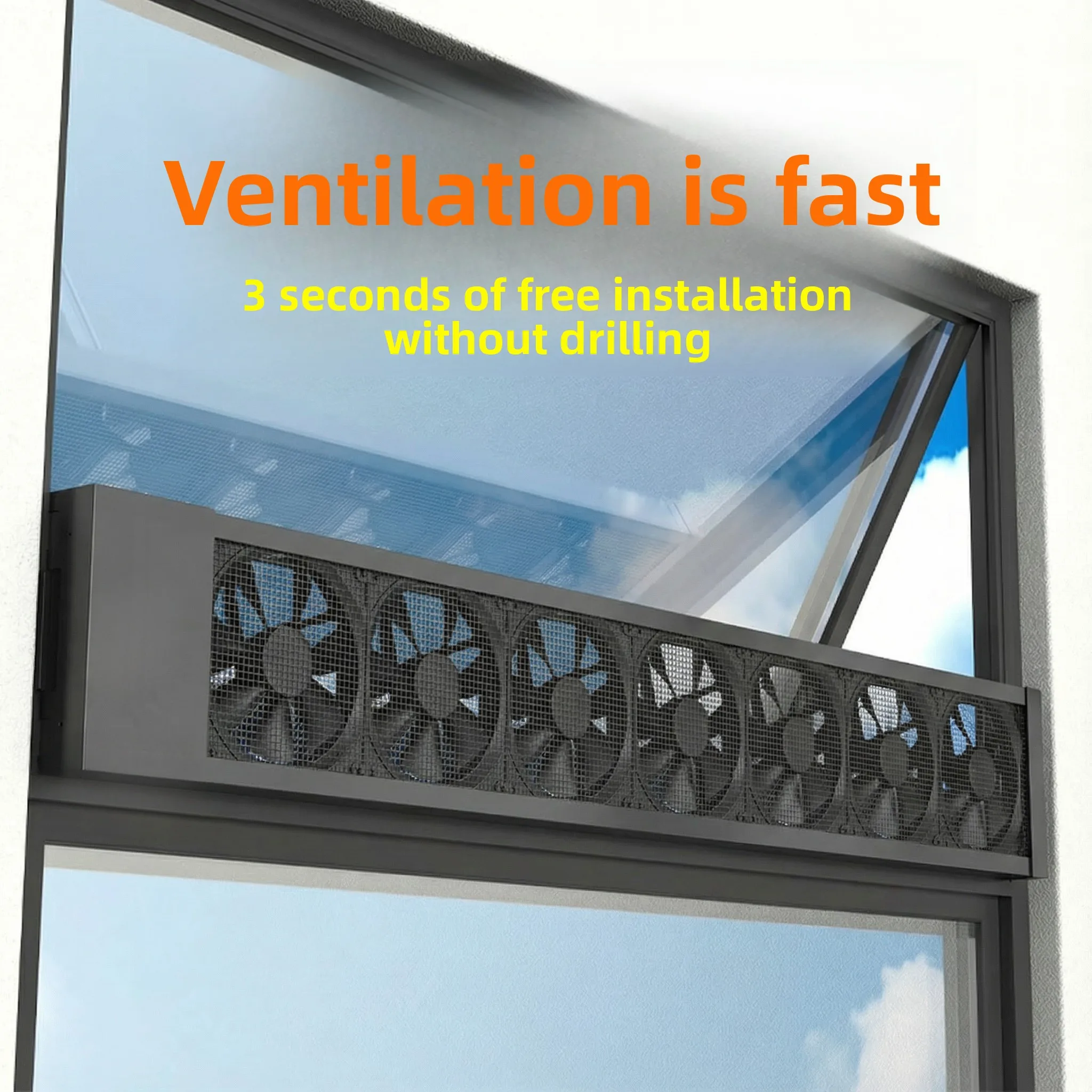 Household non-punching window exhaust fan free installation, non-opening glass window ventilation fan, strong silent exhaust fan
Household non-punching window exhaust fan free installation, non-opening glass window ventilation fan, strong silent exhaust fan