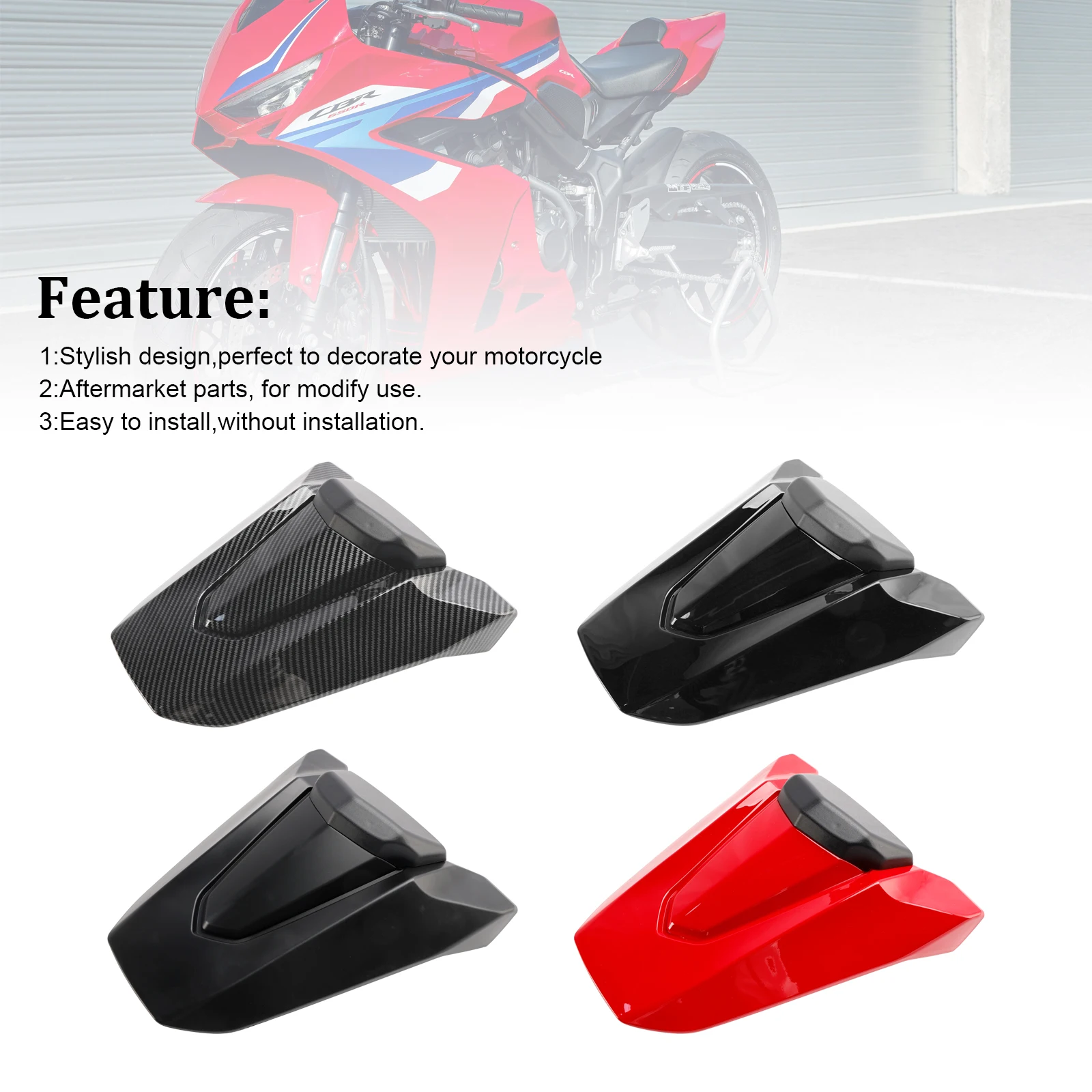 Topteng Rear Tail Seat Fairing Cover For Honda CBR650R CB650R 2024 2025 2026
Topteng Rear Tail Seat Fairing Cover For Honda CBR650R CB650R 2024 2025 2026