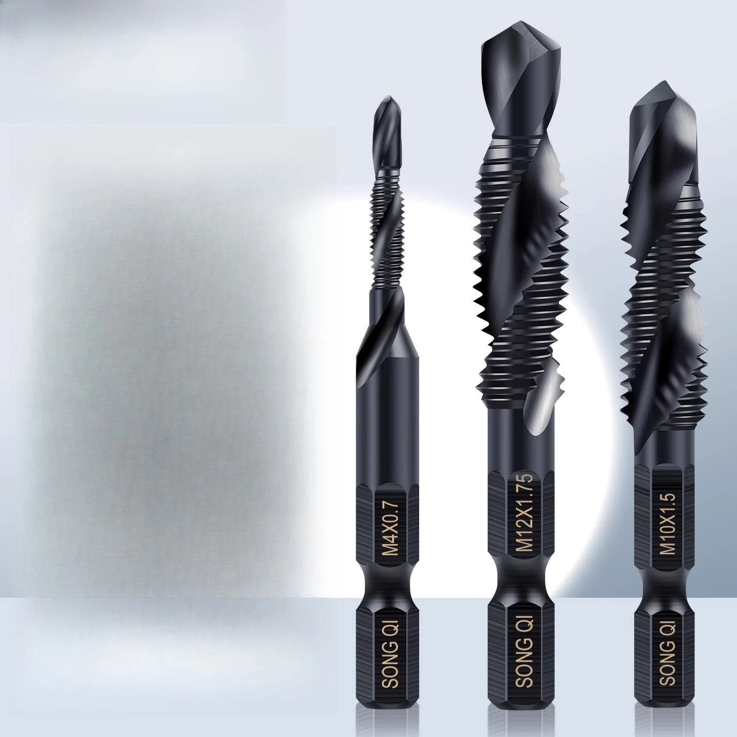 Drilling tapping punching integrated three in one composite wire tapping cone ribbon thread drill bit self tapping screw m3
Drilling tapping punching integrated three in one composite wire tapping cone ribbon thread drill bit self tapping screw m3