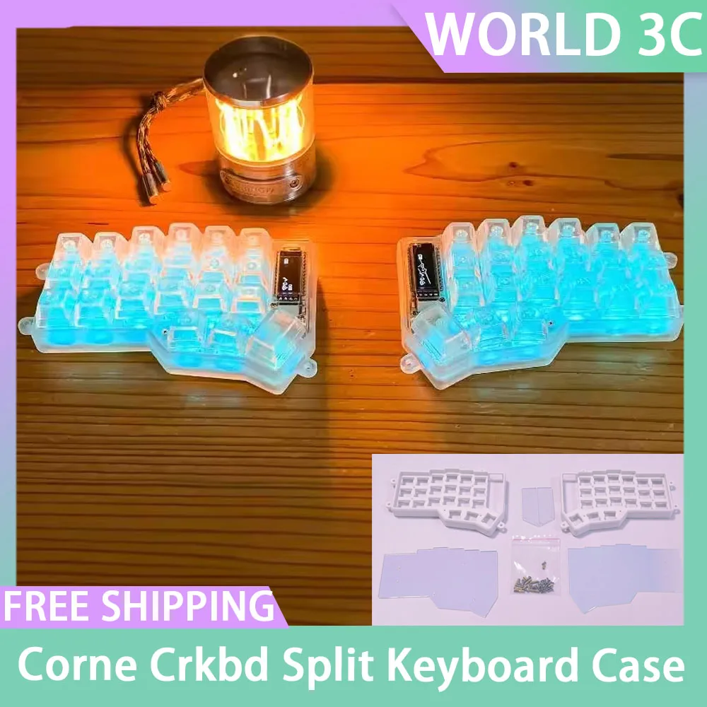Corne Crkbd Разделенный чехол для клавиатуры Набор акриловой нижней пластины Diy Corne V3 Cherry Разделенная механическая клавиатура Рог по индивидуальному заказу
Corne Crkbd Разделенный чехол для клавиатуры Набор акриловой нижней пластины Diy Corne V3 Cherry Разделенная механическая клавиатура Рог по индивидуальному заказу