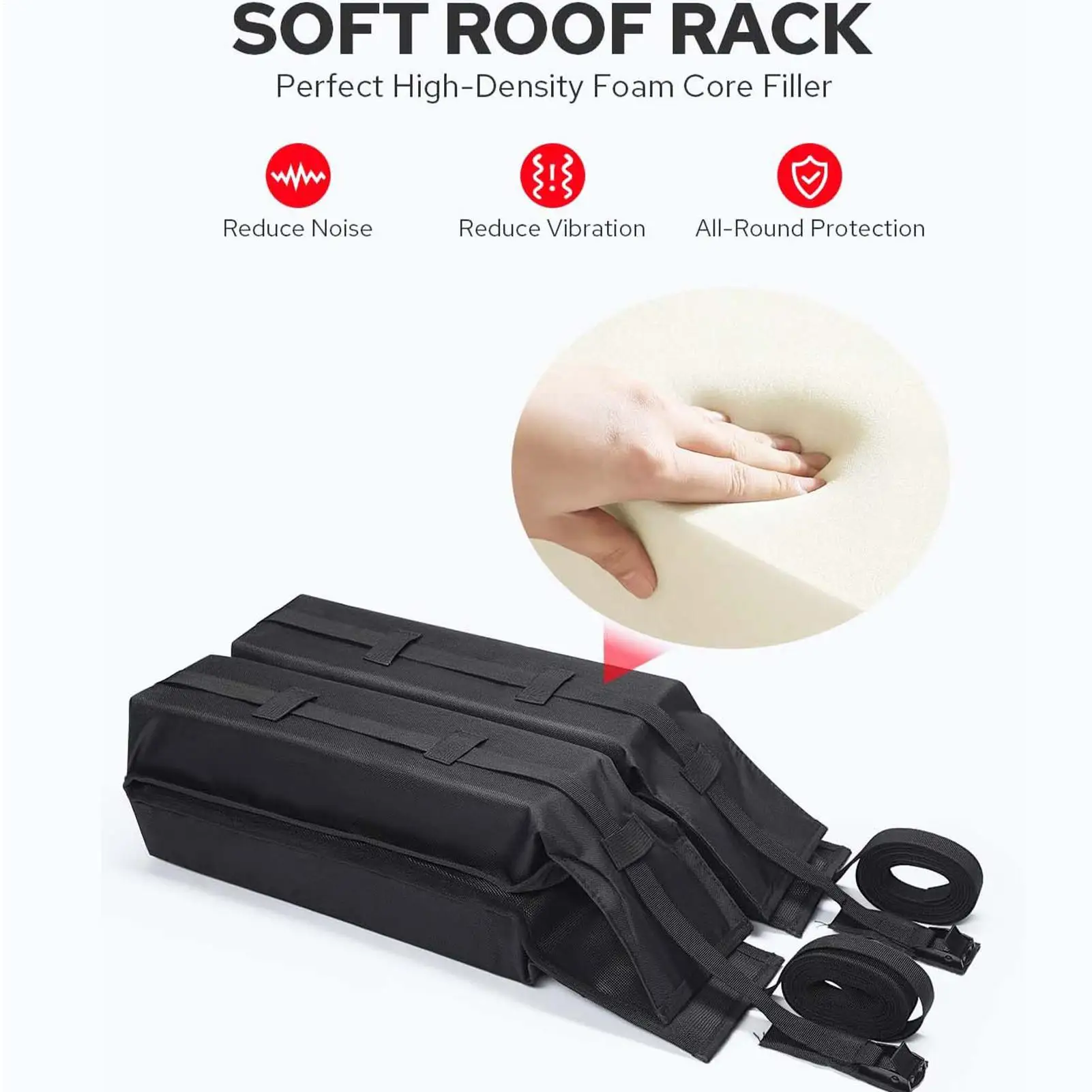 Kayak Soft Roof Rack Surf Board Storage Carrier With Tie Down Ropes Car Roof Rack Storage Soft For SUVs Sedans Beach Trips Lake
Kayak Soft Roof Rack Surf Board Storage Carrier With Tie Down Ropes Car Roof Rack Storage Soft For SUVs Sedans Beach Trips Lake